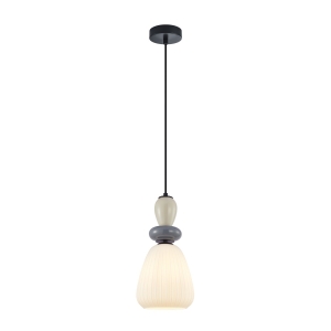 Domali - Lampa wisząca PND-36816-1D-BK-WH