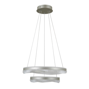 Morte - Lampa wisząca PND-34535-2L-SILV