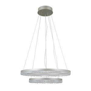Barlo - Lampa wisząca PND-34526-2L-SILV