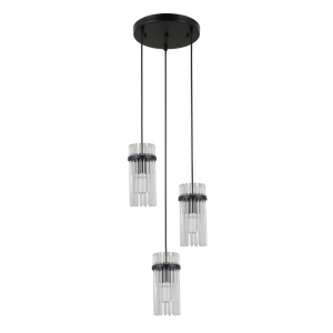 Merto - Lampa wisząca PND-40930-3A-BK