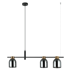 Servio - Lampa wisząca PND-66892-3-BK-SG