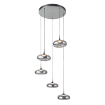 Tenele - Lampa wisząca PND-24028-5A-SILV