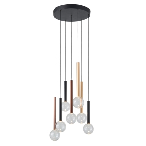Alinos - Lampa wisząca PND-24019-7A-BK