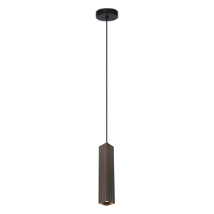 Tecno - Lampa wisząca PND-37492-1-BRO