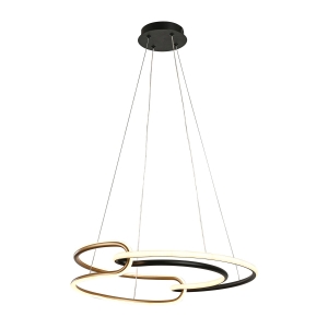 Casar - Lampa wisząca PND-24002-BK-GD