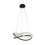 Rumio - Lampa wisząca PND-23917-BK