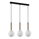 Ravena - Lampa wisząca PND-2324-3L GD+OPA