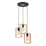 LAMPA WISZĄCA ALFA REZON DREWNIANA 3xE27 / 62465.01_40