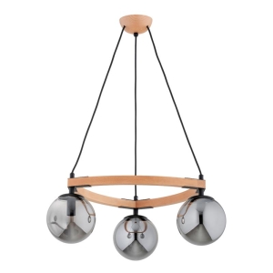 LAMPA WISZĄCA ALFA ADINA PRO DREWNIANA 3xE14 / 62463.01_40