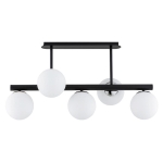 LAMPA SUFITOWA ALFA TUKANE CZARNA & CHROM 5xE14 / 63260.40_00