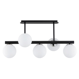 LAMPA SUFITOWA ALFA TUKANE CZARNA & CHROM 5xE14 / 63260.40_00