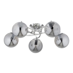 LAMPA SUFITOWA ALFA SAVI CHROM 5xE14 / 63251