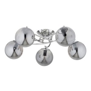 LAMPA SUFITOWA ALFA SAVI CHROM 5xE14 / 63251