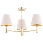 LAMPA SUFITOWA ALFA ASTRIT ZŁOTA 3xE14 / 28723