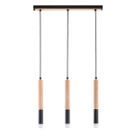 LAMPA WISZĄCA ALFA RODEO DREWNIANA 3xG9 / 62453