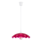 LAMPA WISZĄCA ALFA LILIA CZERWONA 1x E27 / 61350