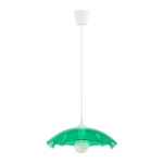 LAMPA WISZĄCA ALFA LILIA ZIELONA 1xE27 / 61349