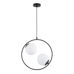 LAMPA WISZĄCA ALFA ADINO S CZARNA 2xE14 / 62438