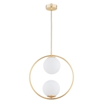 LAMPA WISZĄCA ALFA AVIA 10 ZŁOTA 2xE14 / 62441