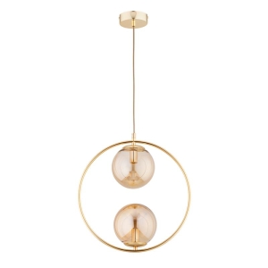 LAMPA WISZĄCA ALFA ADINO 10 ZŁOTA 2xE14 / 62435