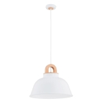 LAMPA WISZĄCA ALFA VAYPER DUO BIAŁA 1xE27  / 61346