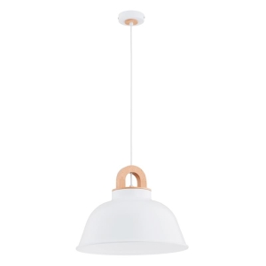 LAMPA WISZĄCA ALFA VAYPER DUO BIAŁA 1xE27  / 61346