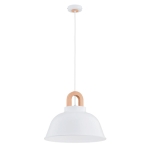LAMPA WISZĄCA ALFA VAYPER BIAŁA 1xE27  / 61343