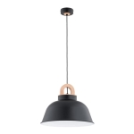 LAMPA WISZĄCA ALFA VAYPER DUO CZARNA 1xE27  / 61344