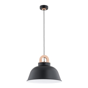 LAMPA WISZĄCA ALFA VAYPER DUO CZARNA 1xE27  / 61344