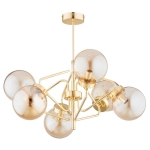 LAMPA SUFITOWA ALFA BARSUM MIX ZŁOTA 6xE14  / 63244