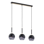 LAMPA WISZĄCA ALFA MILTONA CZARNA 3xE27 / 62417