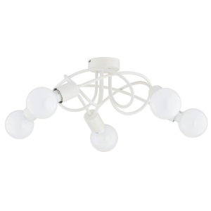 LAMPA SUFITOWA ALFA BOSTON KREMOWA 5xE27 / 63240