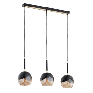 LAMPA WISZĄCA ALFA MILTONA BLACK GOLD  3xE27 / 62416