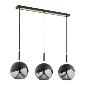 LAMPA WISZĄCA ALFA RIDO CZARNA 3xE27 / 62420