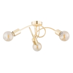 LAMPA SUFITOWA ALFA FARTA ZŁOTA 3xE27 / 62405