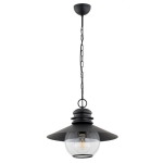 LAMPA WISZĄCA ALFA HOLLY CZARNA 1xE27 / 61341