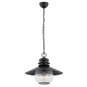 LAMPA WISZĄCA ALFA HOLLY CZARNA 1xE27 / 61341