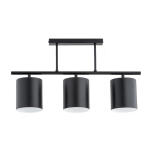 LAMPA SUFITOWA ALFA ARCZI CZARNA 3xE27 / 62401