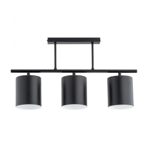 LAMPA SUFITOWA ALFA ARCZI CZARNA 3xE27 / 62401