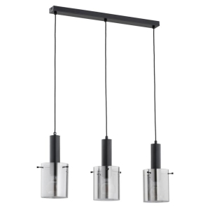 LAMPA WISZĄCA ALFA CELIA CZARNA 3xE27 / 62402