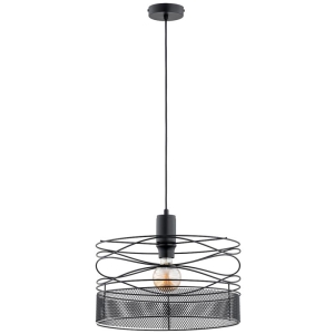 LAMPA WISZĄCA ALFA DIUK NET CZARNA 1xE27 / 61334