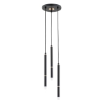 LAMPA WISZĄCA ALFA DESTO CZARNA & ZŁOTA 3xG9 / 62400