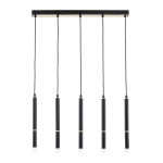 LAMPA WISZĄCA ALFA DESTO CZARNA & ZŁOTA 5xG9 / 63232