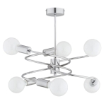 LAMPA SUFITOWA ALFA DISCO CHROM 6xE27 / 63234