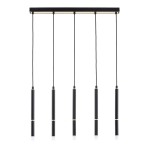 LAMPA WISZĄCA ALFA DERANY CZARNA & ZŁOTA 5xG9 / 63230