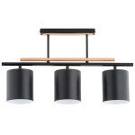 LAMPA SUFITOWA ALFA ARCZI CZARNA 3xE27 / 62397