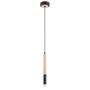 LAMPA WISZĄCA ALFA RODEO DREWNIANA 1xG9 / 61330