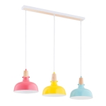 LAMPA WISZĄCA ALFA SOLO GEM MIĘTA 3xE27 / 62396