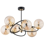 LAMPA SUFITOWA ALFA WIROMAT ZŁOTA 6xE14 / 63220