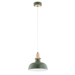 LAMPA WISZĄCA ALFA SOLO ZIELONA 1xE27 / 61329
